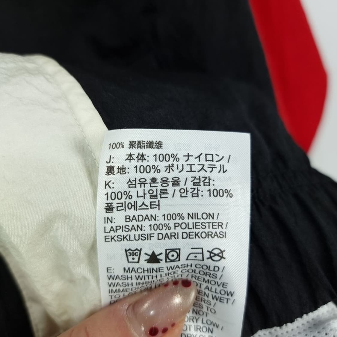 [나이키] 더블 스우시 프린팅 후드 바람막이 자켓 M19521 상품이미지9