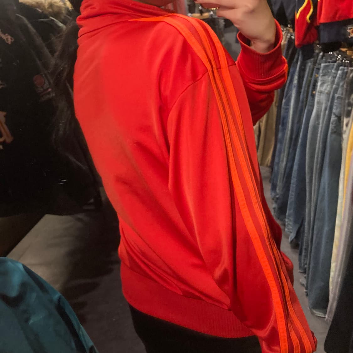 [IM] 아디다스 파이어버드 트랙탑져지 레드 오렌지 상품이미지5