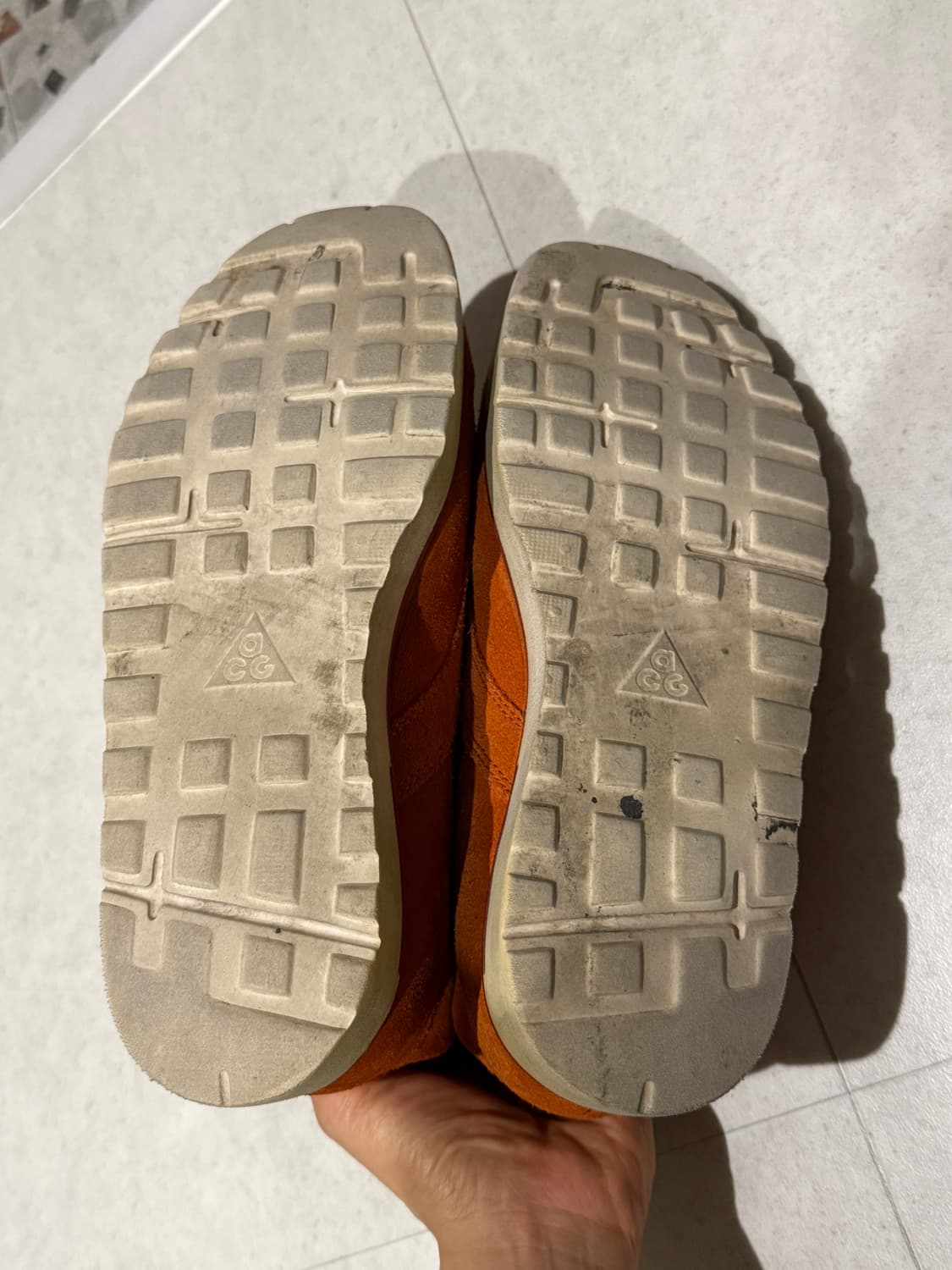 나이키 킹맨 레더 부츠 오렌지 280 상품이미지6