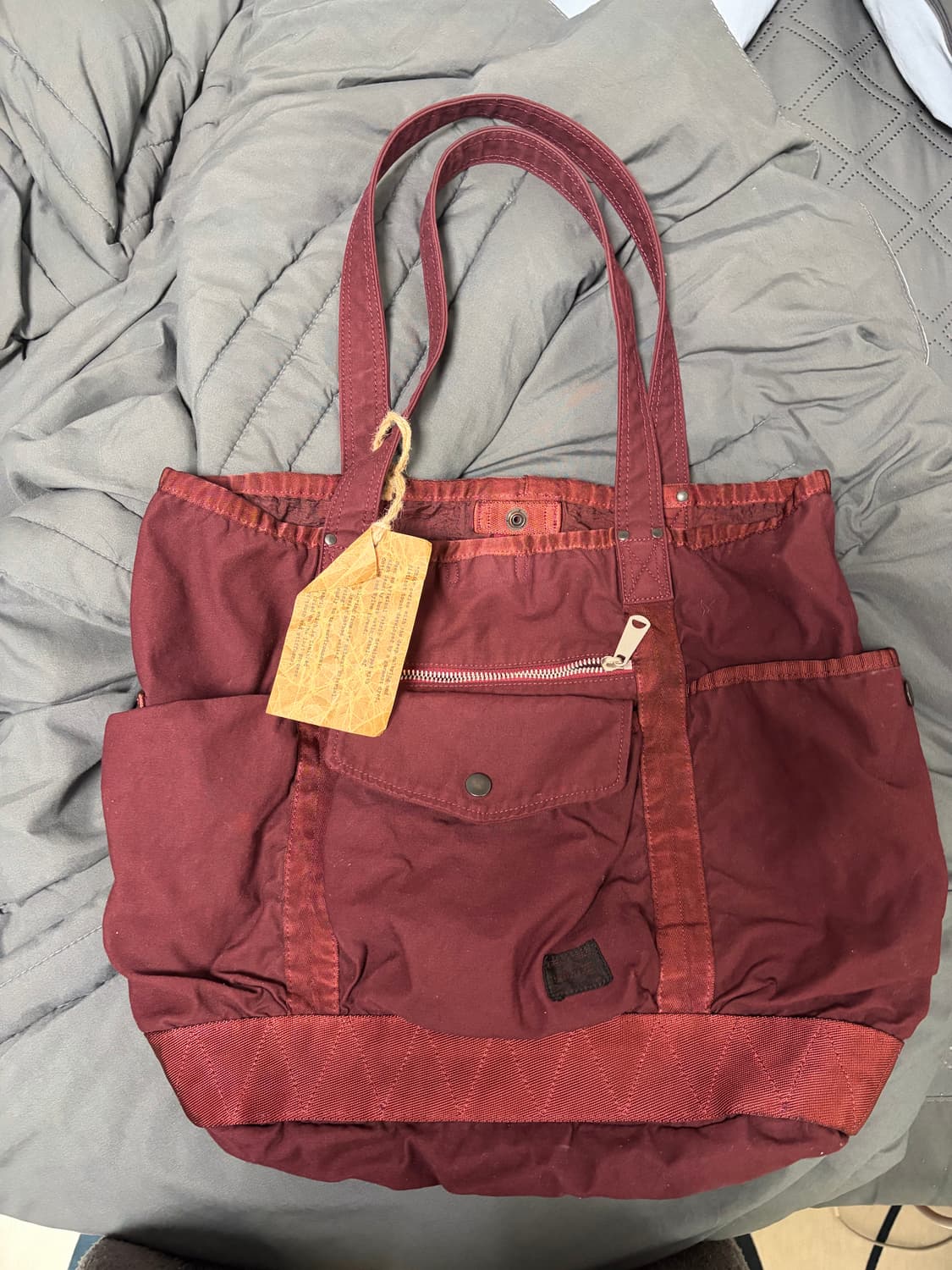 포터 숄더백(버건디) 상품이미지1