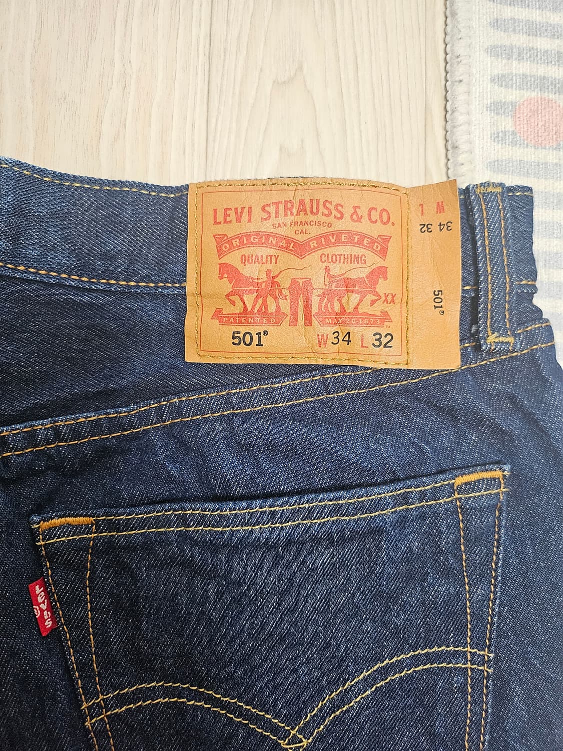 리바이스 501 데님 팬츠 상품이미지6