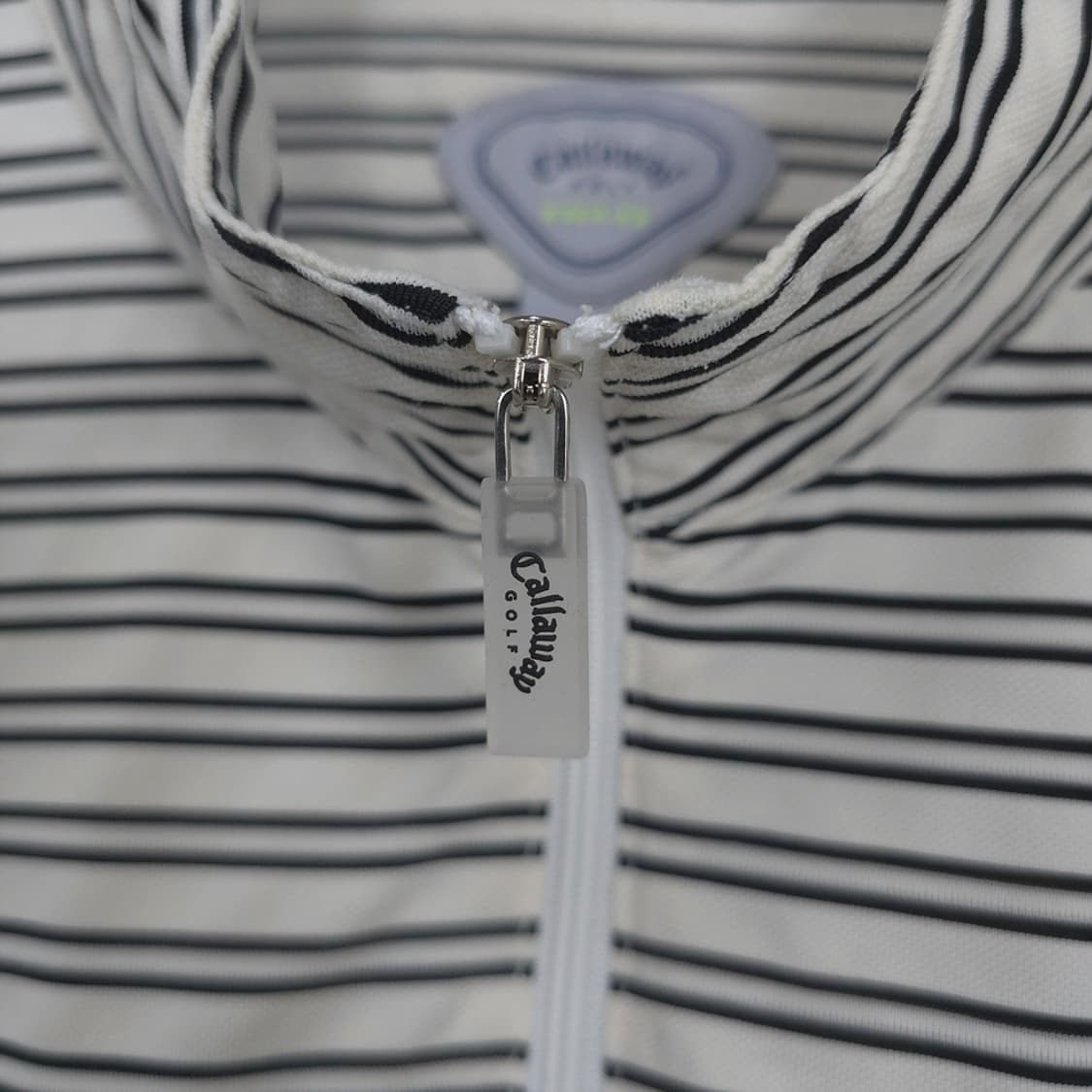 캘러웨이 Callaway 골프 X시리즈 스트라이프 반집업 반팔티 M 상품이미지5