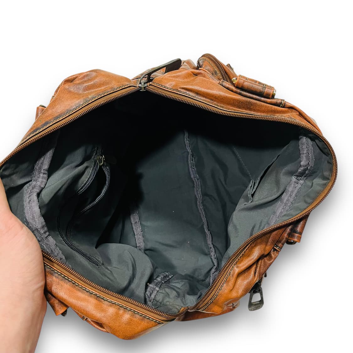 Western Vegan Leather Stud Vintage Bag 상품이미지7