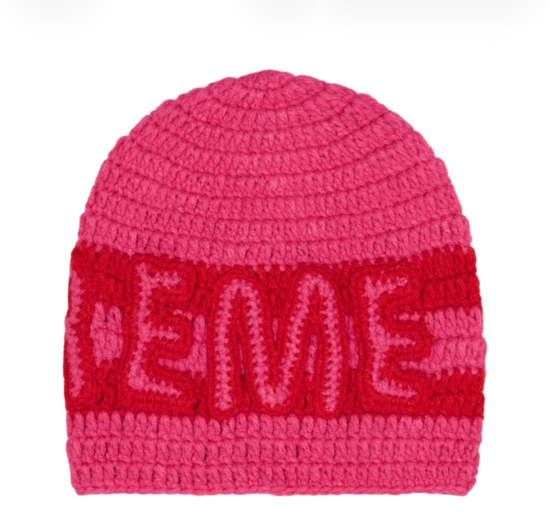 [국내배송/미개봉새상품] 25FW 슈프림 크로셰 로고 비니 상품이미지3