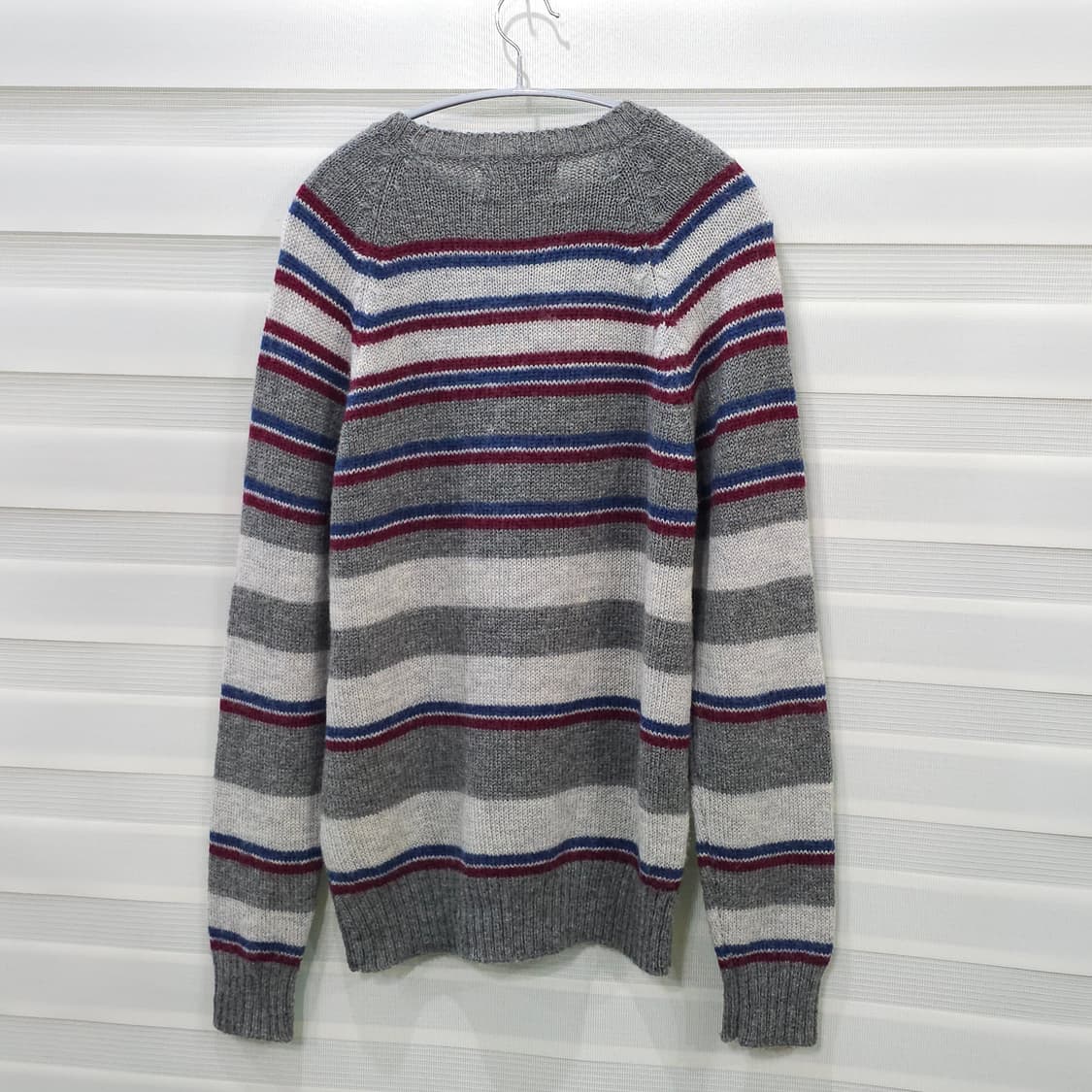 80s ROBERT BRUCE 스트라이프 니트 스웨터- M 상품이미지5