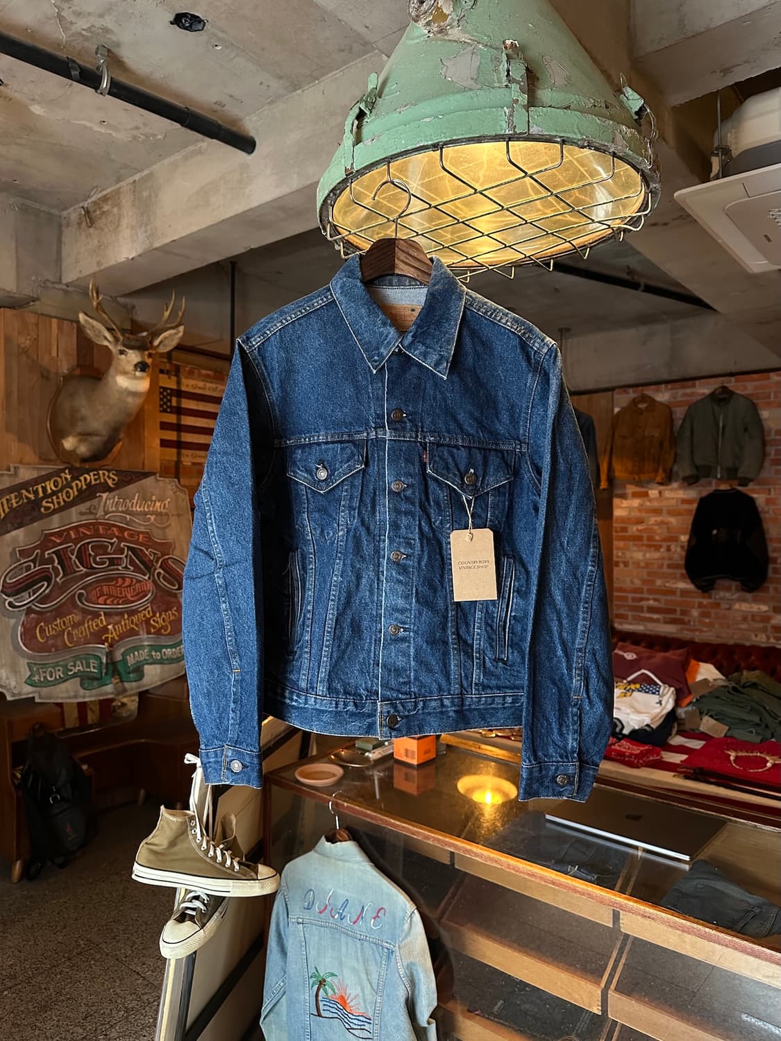 80s USA 빈티지 리바이스 70506 3세대 데님 트러커 자켓 상품이미지1