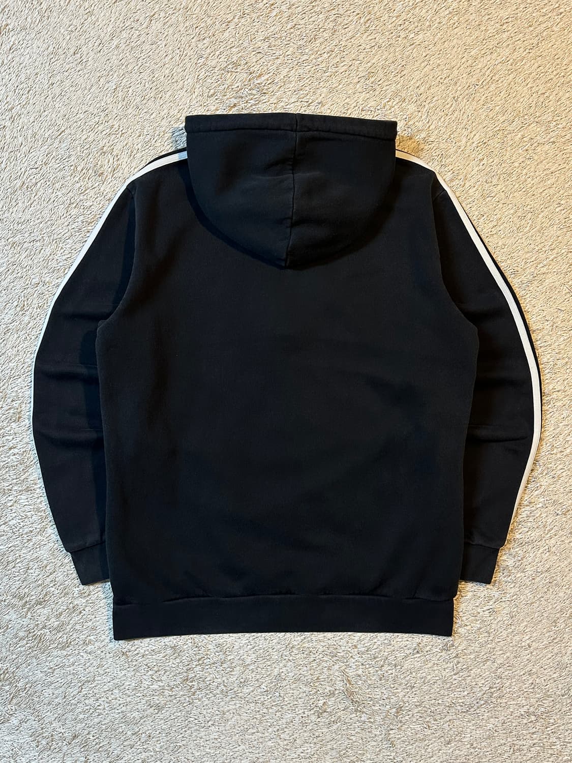 아디다스 신형 파이어버드 사이드라인 하프 반집업 후드티 블랙 상품이미지3