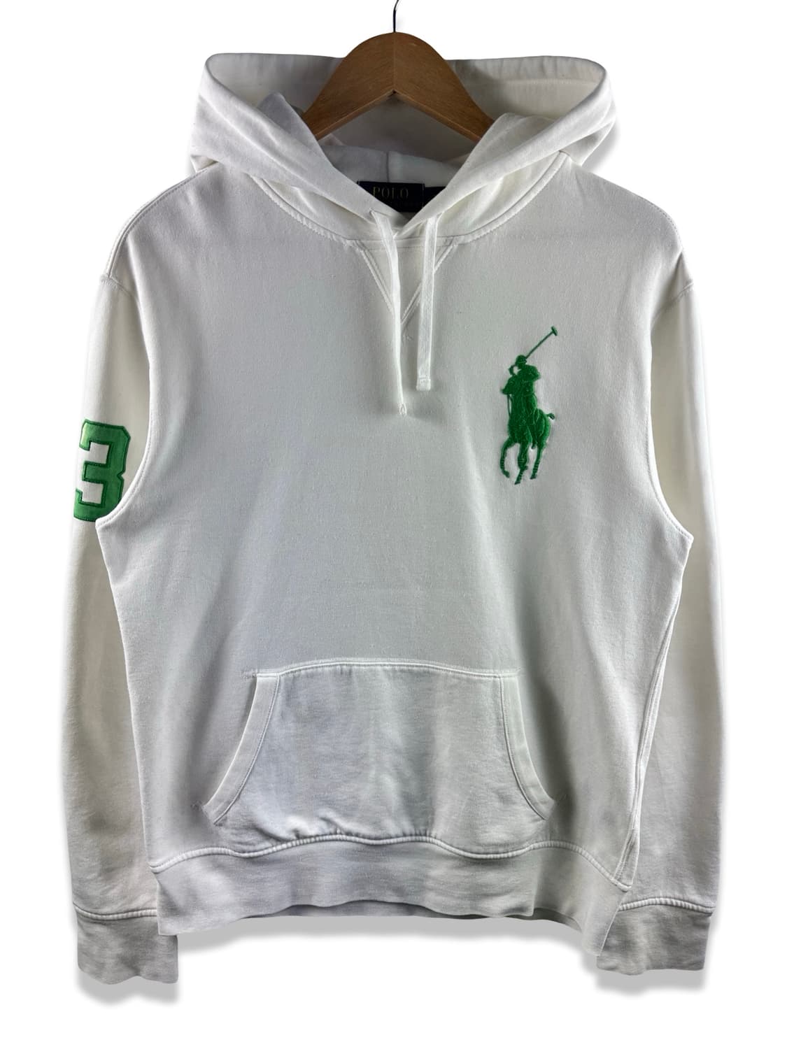 폴로랄프로렌 화이트 그린 빅포니 아이코닉 후드티2691 상품이미지1