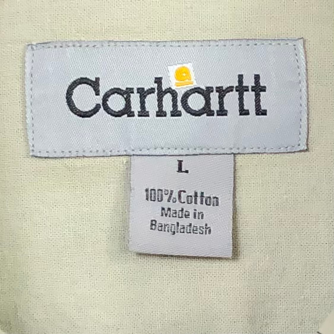 XL 칼하트 블랙 워크 셔츠 상품이미지3