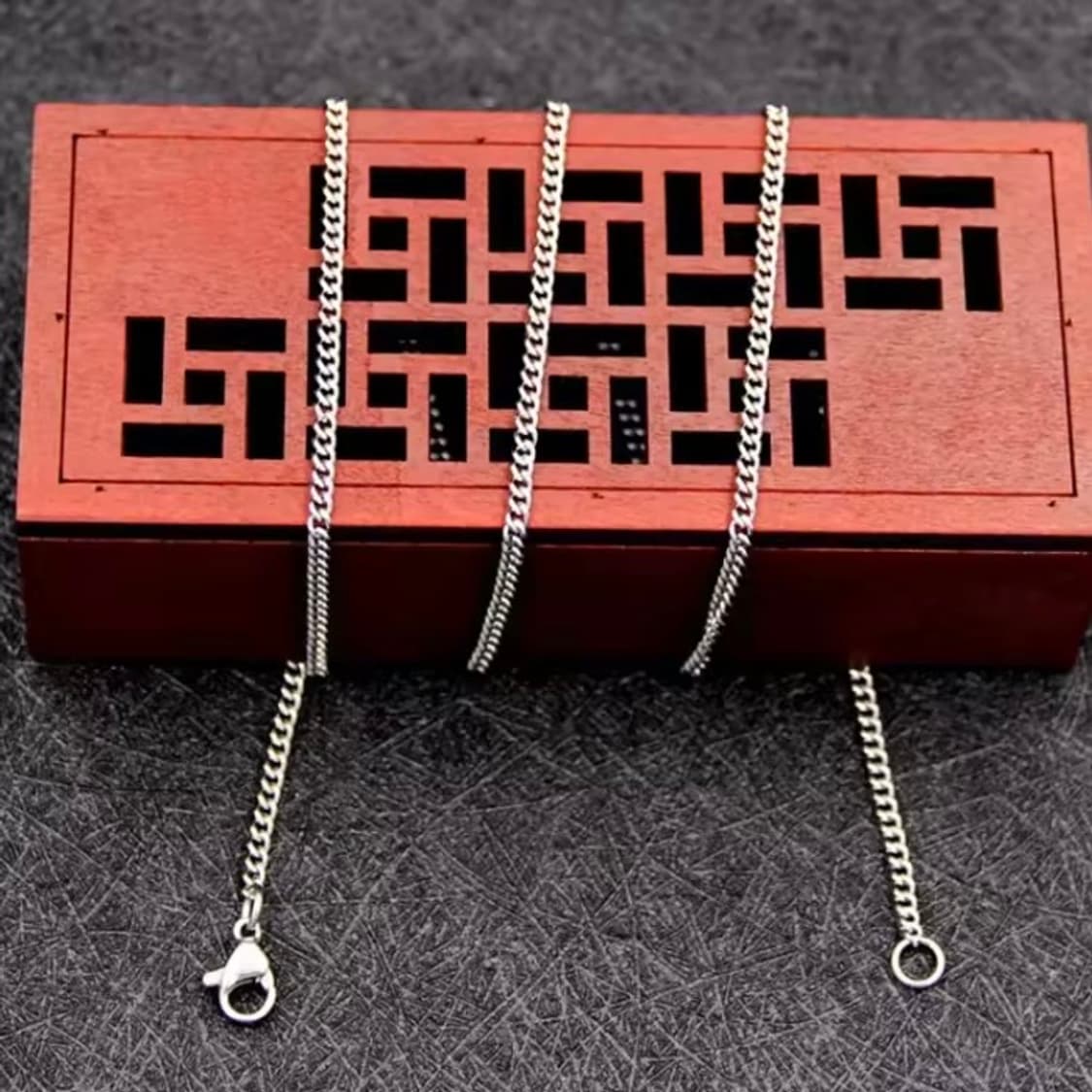 실버 체인 목걸이 상품이미지4