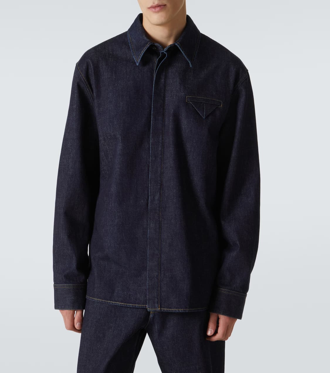 (S+/48) / 보테가 인디고 데님 긴팔 셔츠 상품이미지8