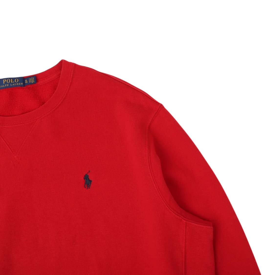 폴로 랄프로렌 레드 크루넥 스웻셔츠 상품이미지3