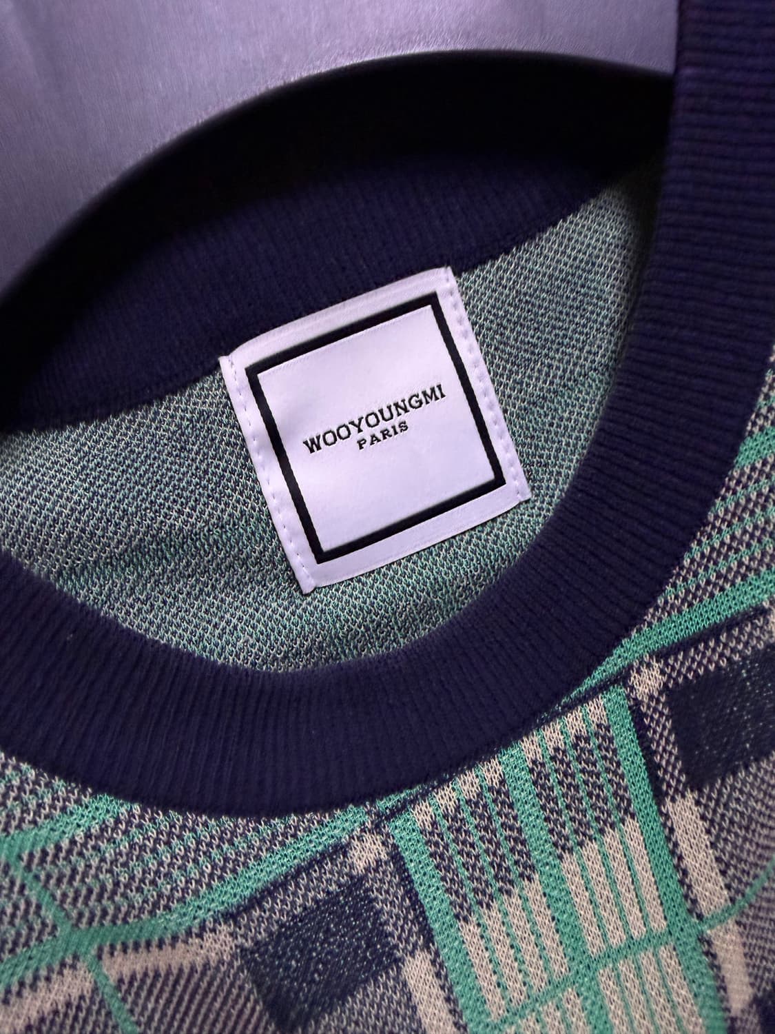 우영미 패치워크 니트 베스트 상품이미지5