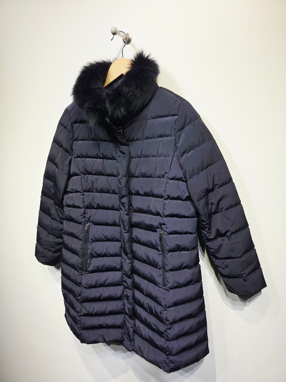 크로커다일. 여자 여우털 다운 패딩_100 상품이미지5