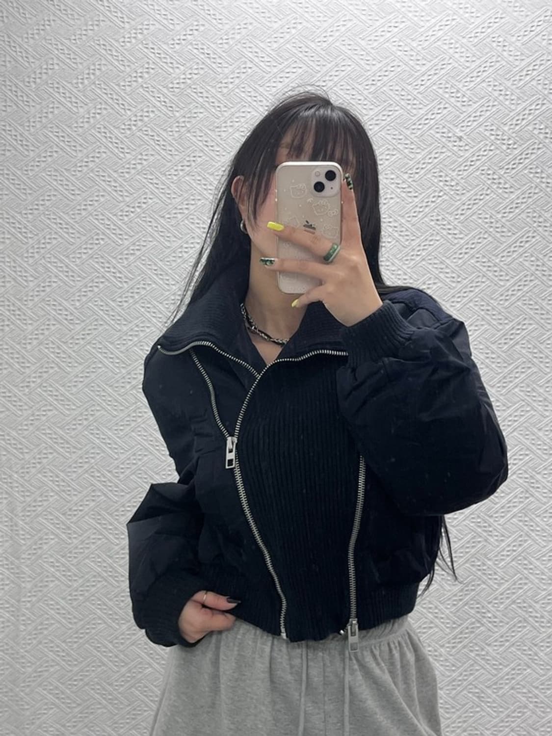 자라 락시크 지퍼 콘트라스트 항공점퍼 봄버 자켓 S C07505 상품이미지1