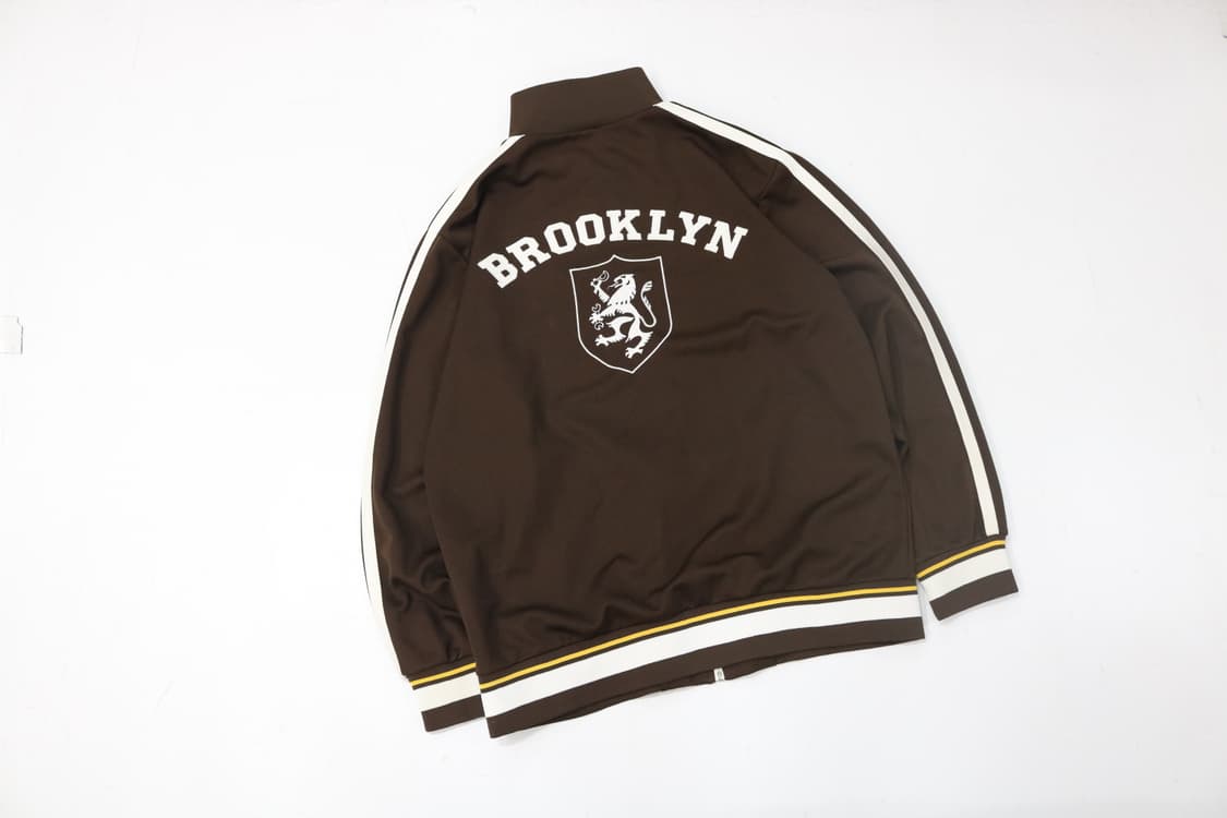 브루클린 인더스트리 빈티지 브라운 사이드라인 트랙탑 (L) 상품이미지2