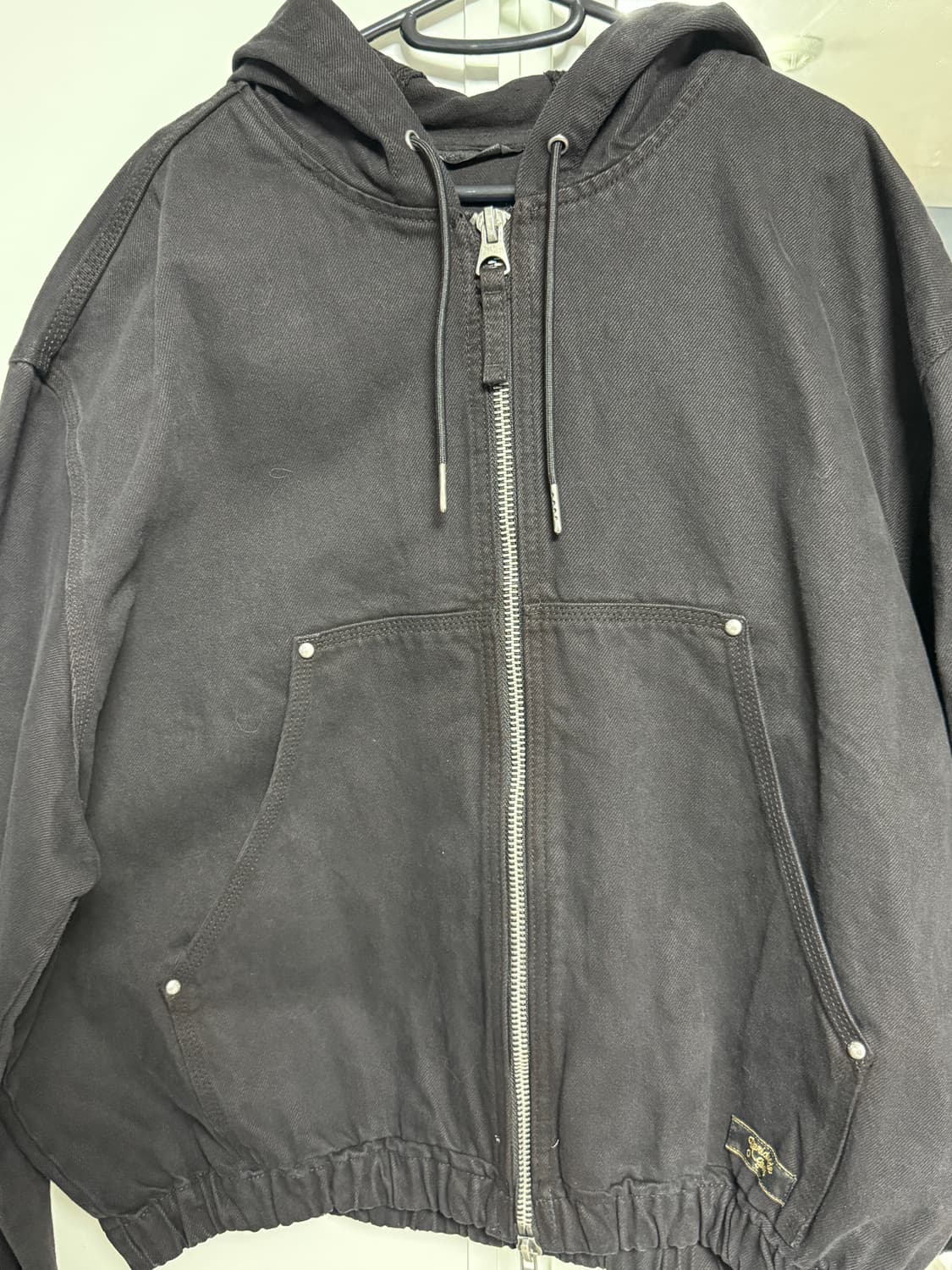 자라 크롭 후드집업 L 상품이미지1