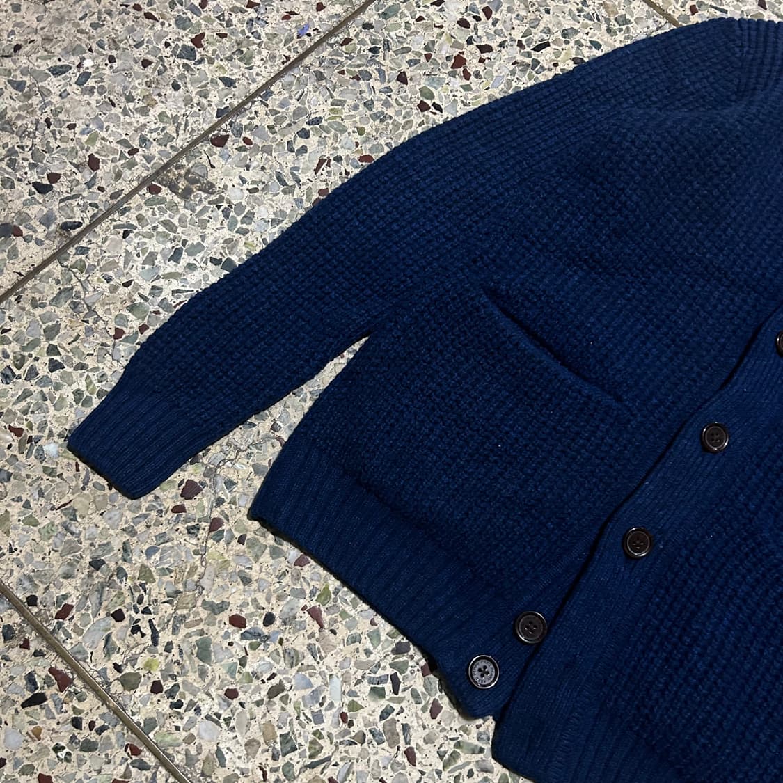 프레디페리 (Fred Perry) 숄카라 렘스울 가디건 상품이미지3