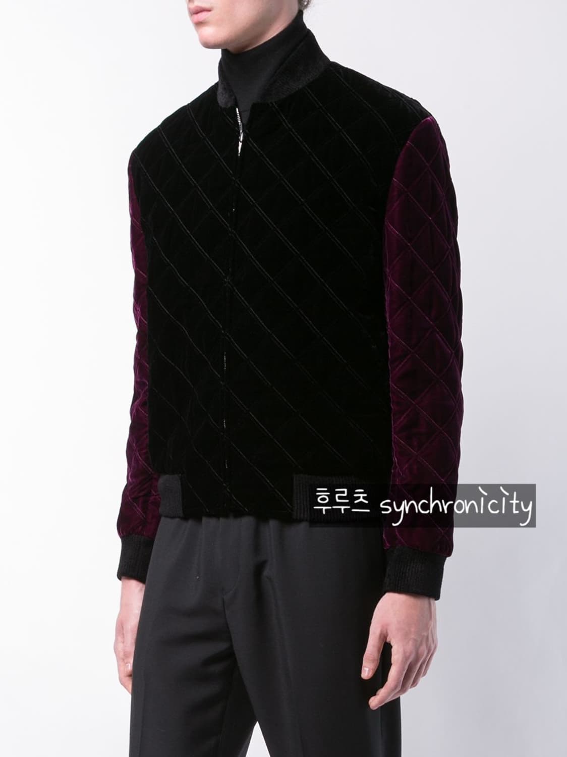 생로랑 벨벳 테디자켓 48 상품이미지3