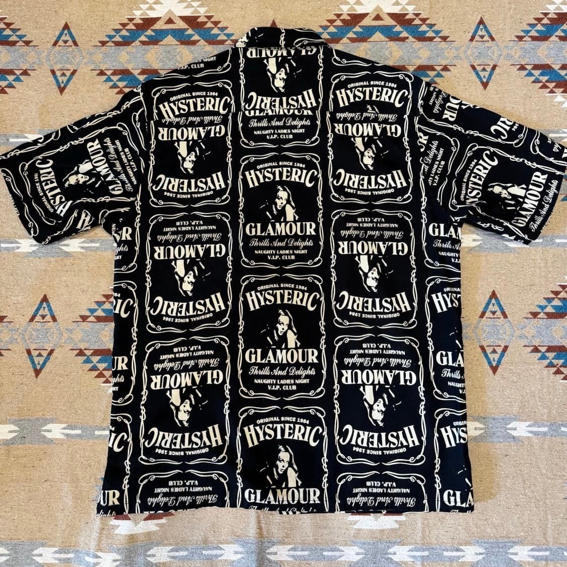 히스테릭글래머 위스키 라벨 스탠드 셔츠 상품이미지3