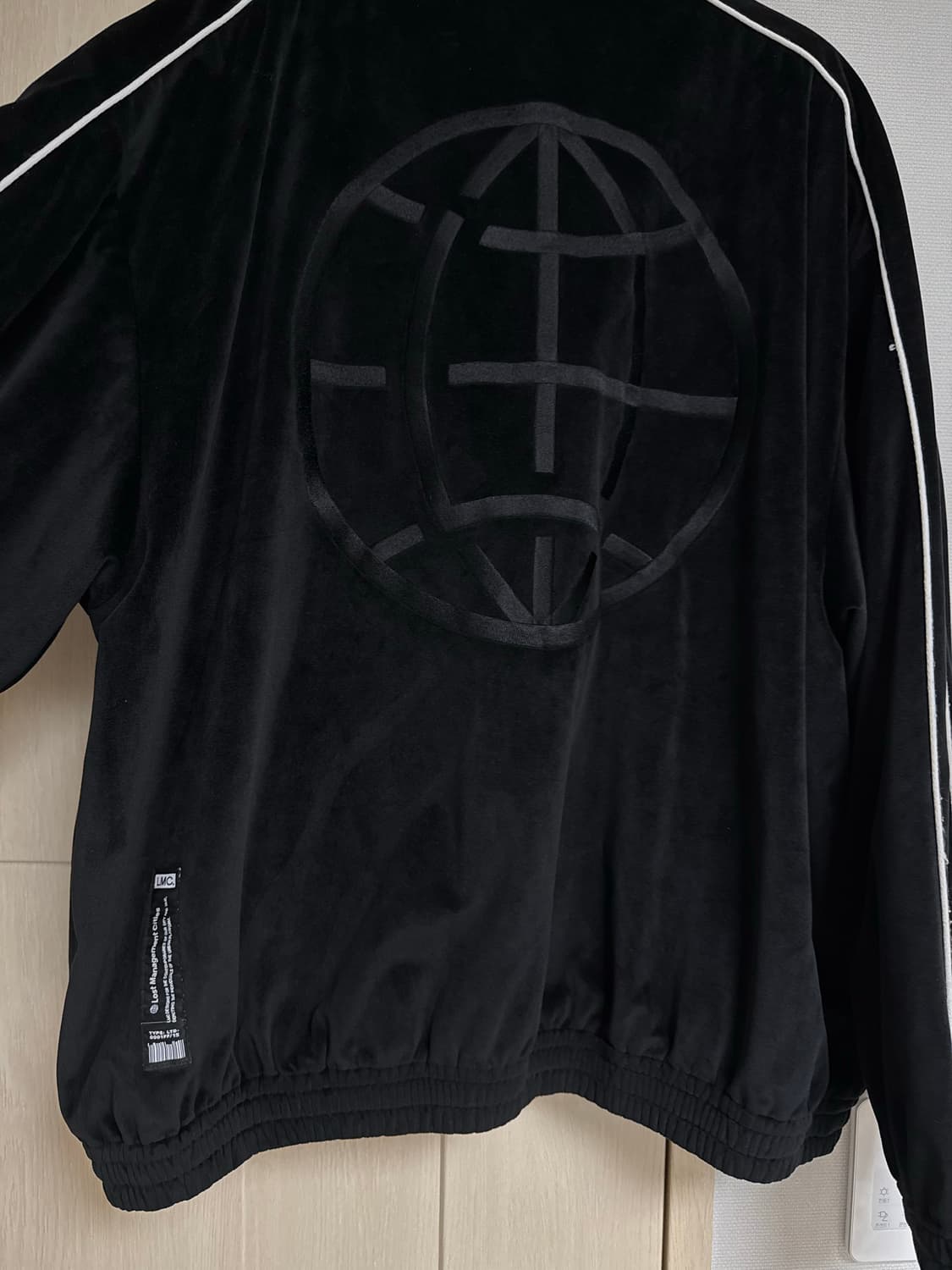 LMC 벨벳 트랙 자켓 블랙 M 상품이미지4