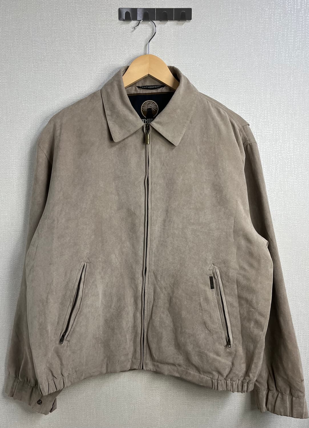 웨더프루프 스웨이드 블루종 자켓 상품이미지1