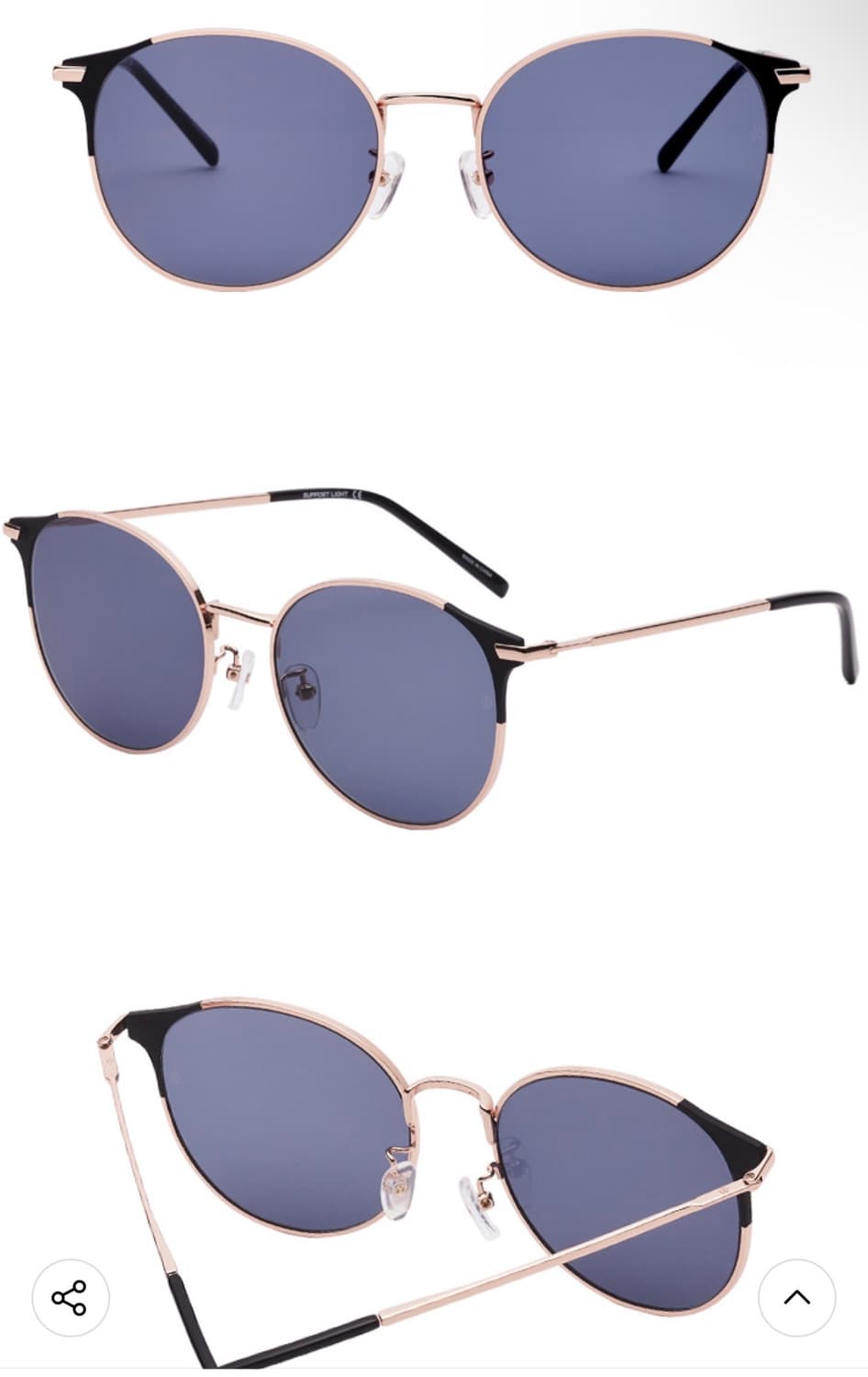 서포트라이트 MAROON 03 가볍고 세련된 골드 금테 선글라스 정가 1 상품이미지5