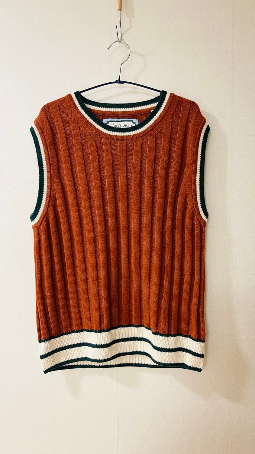 간트 GANT x 루크 에드워드 홀 콜라보 캐시미어 100% 니트 조끼. 상품이미지2