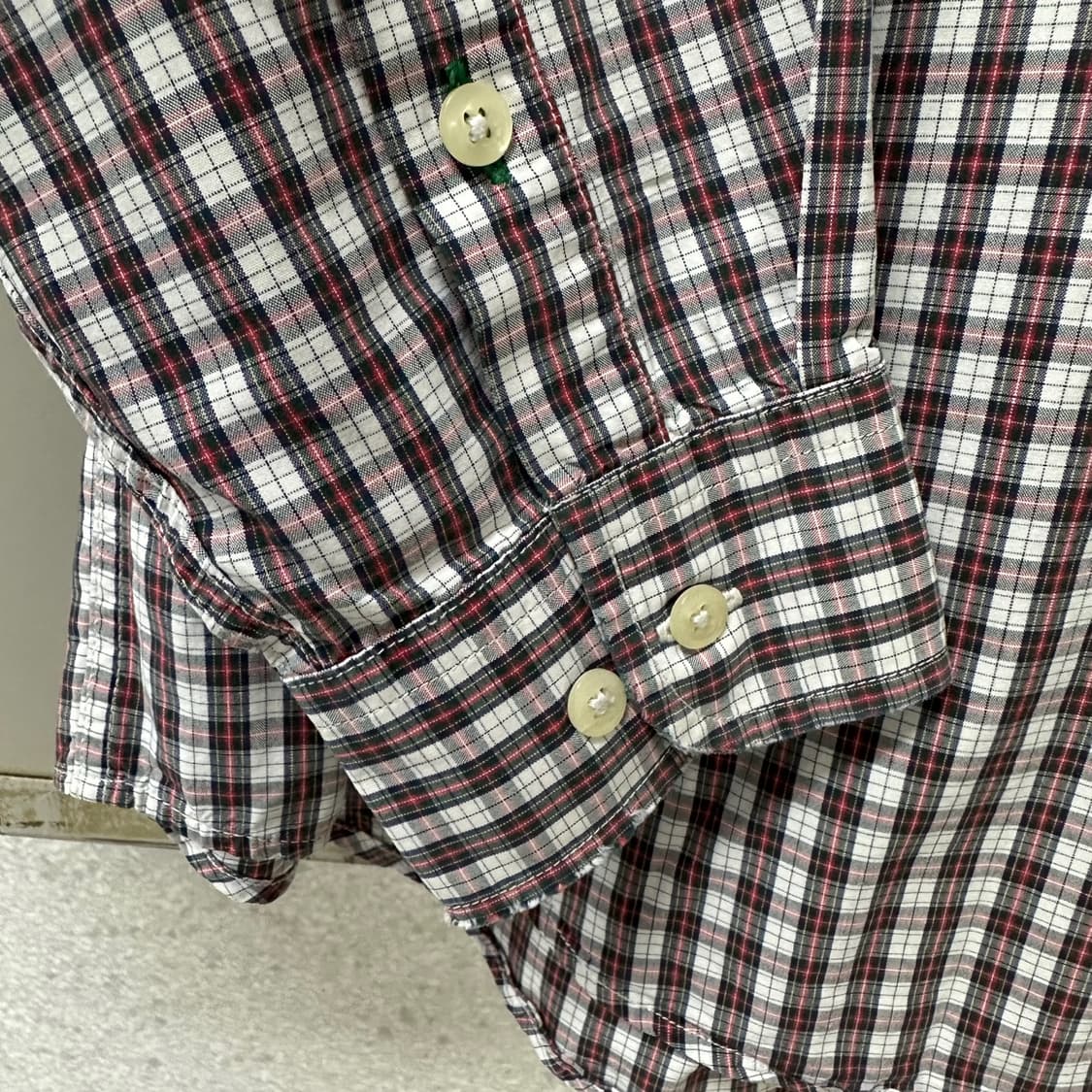 (L)타미체크셔츠-Y399 상품이미지5