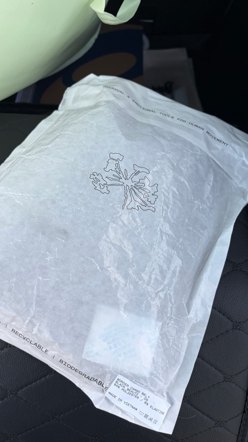 PORTAL BORDERS CARGO BELT / 포탈 러닝 벨트 블랙 상품이미지2