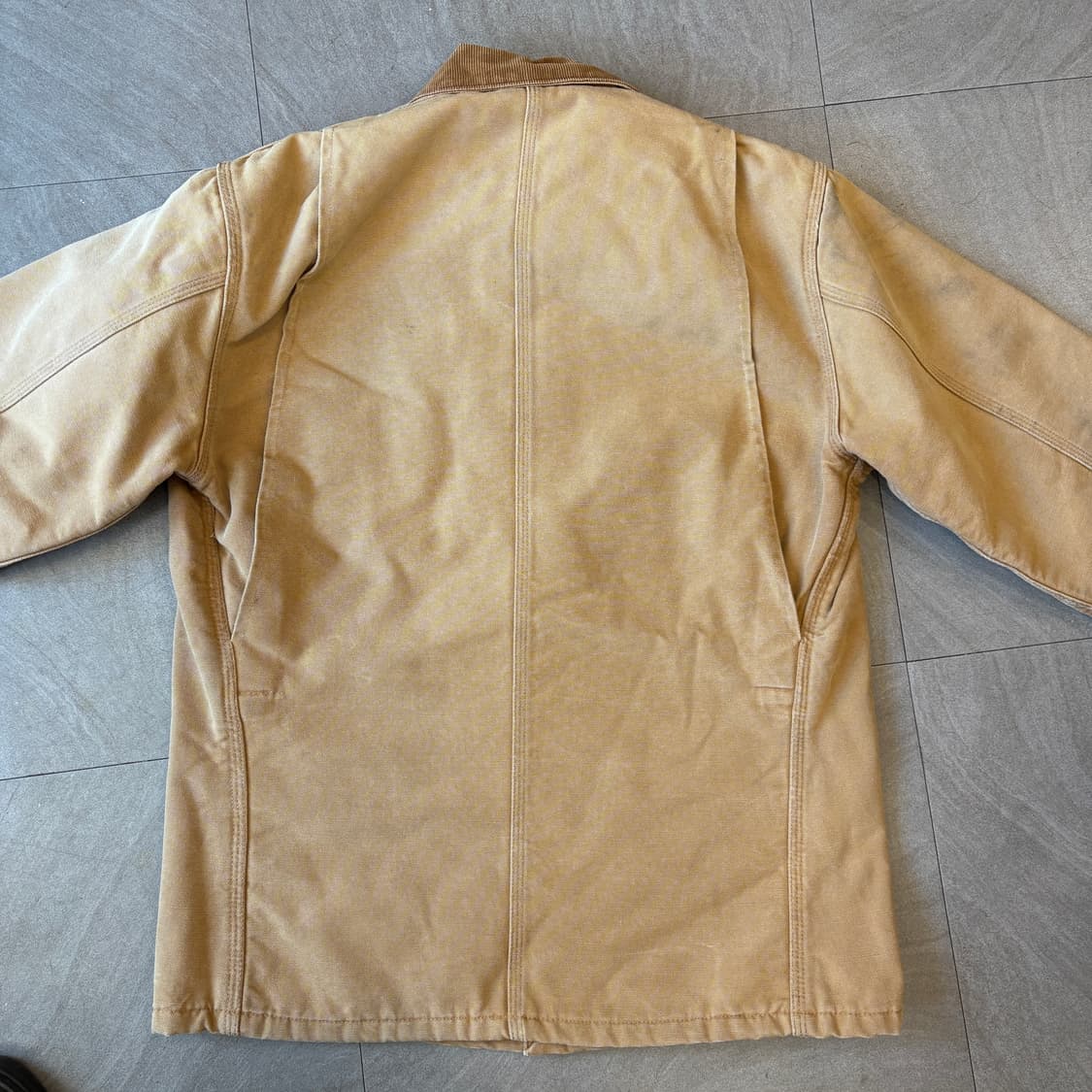90s 90년대 칼하트 베이지 덕 초어 자켓 상품이미지10
