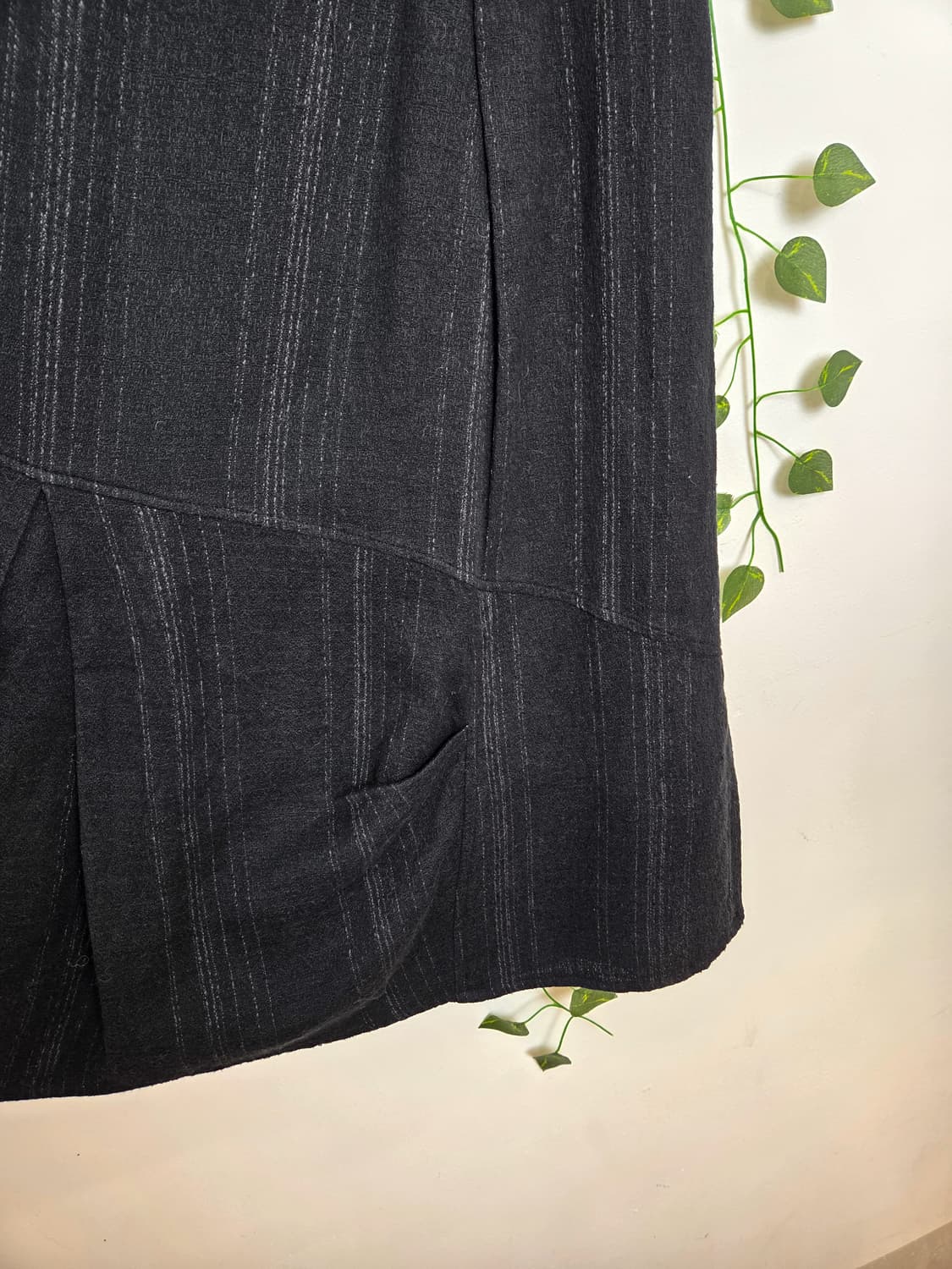 블랙 디테일 롱스커트 상품이미지5