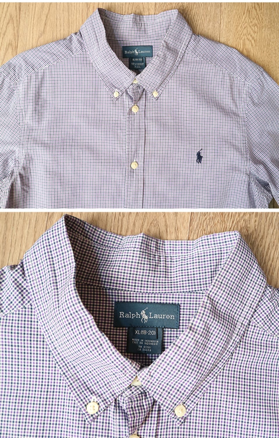 polo ralph lauren 폴로랄프로렌 코튼100% 깅엄 체크남방
 상품이미지2