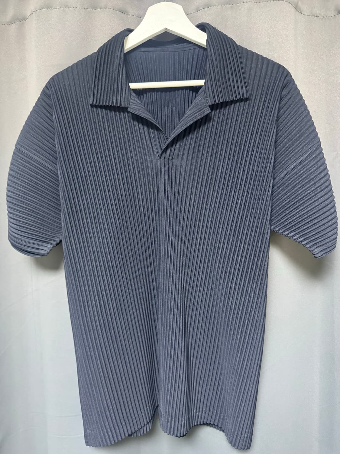 [4] 옴므플리세 베이직 플리츠 폴로 셔츠 상품이미지1