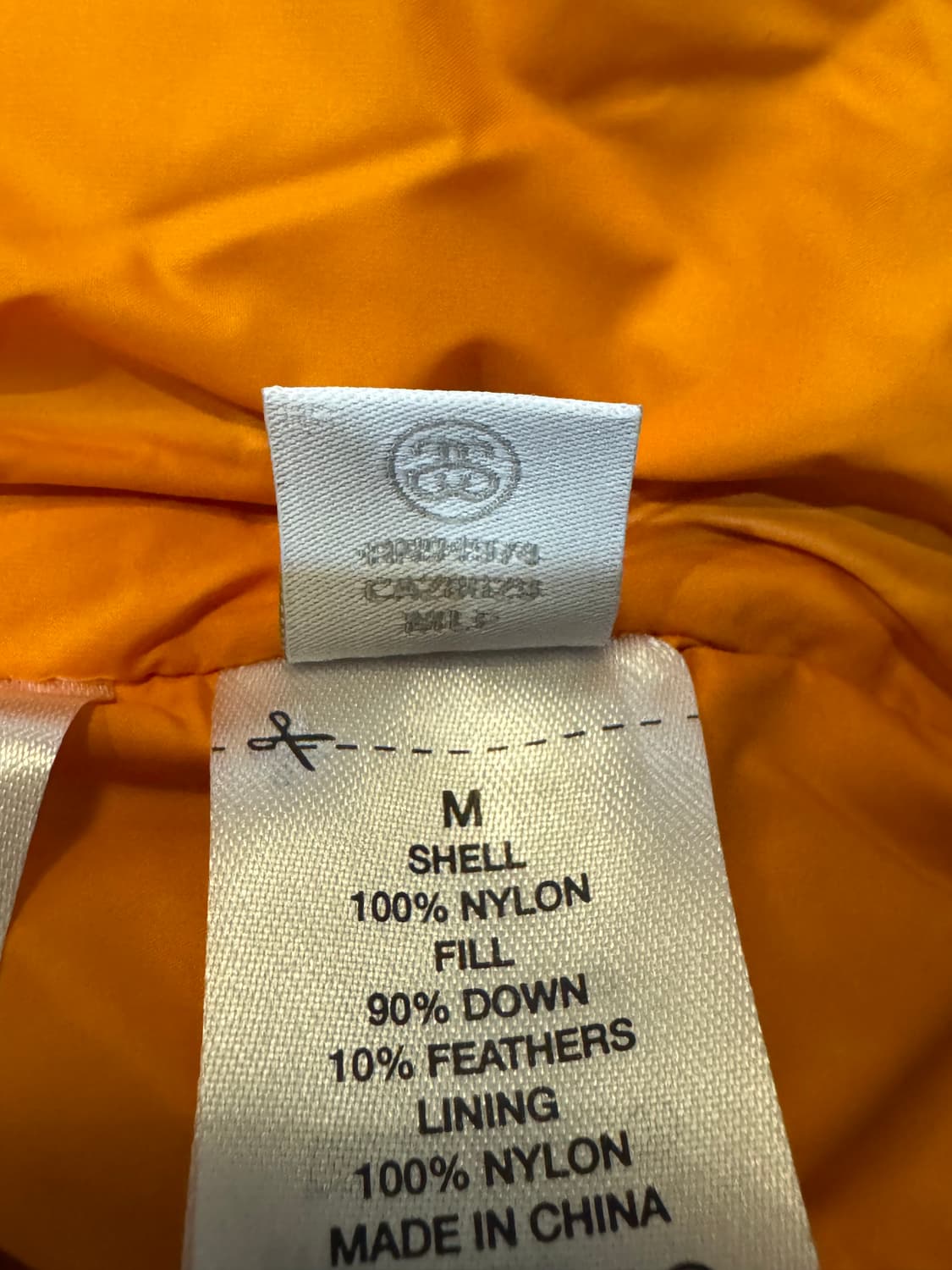 [M] 스투시 다운 퍼퍼 나일론 오렌지 상품이미지10