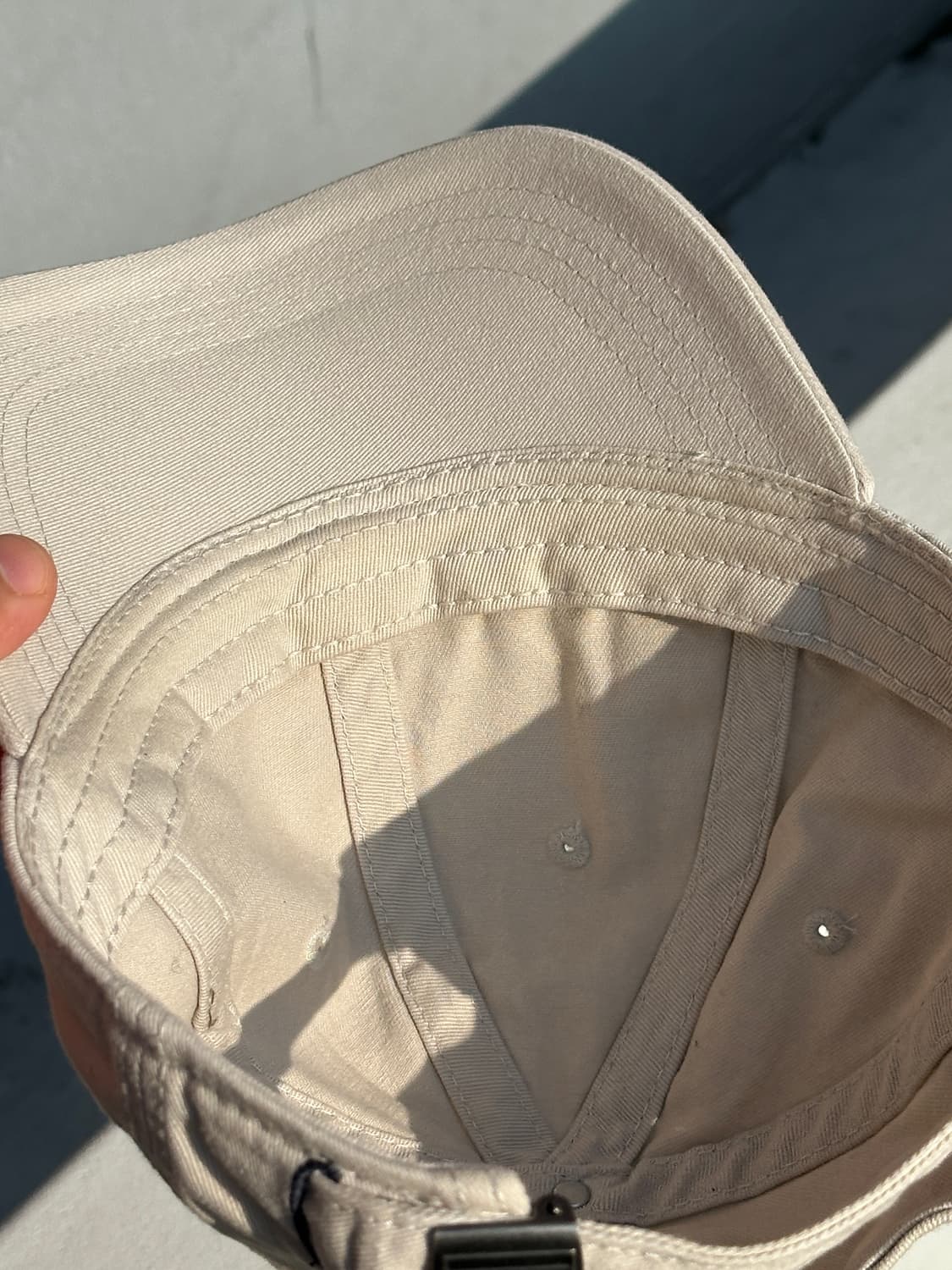 [F] 타미힐피거 로고 베이지 볼캡 모자 상품이미지7