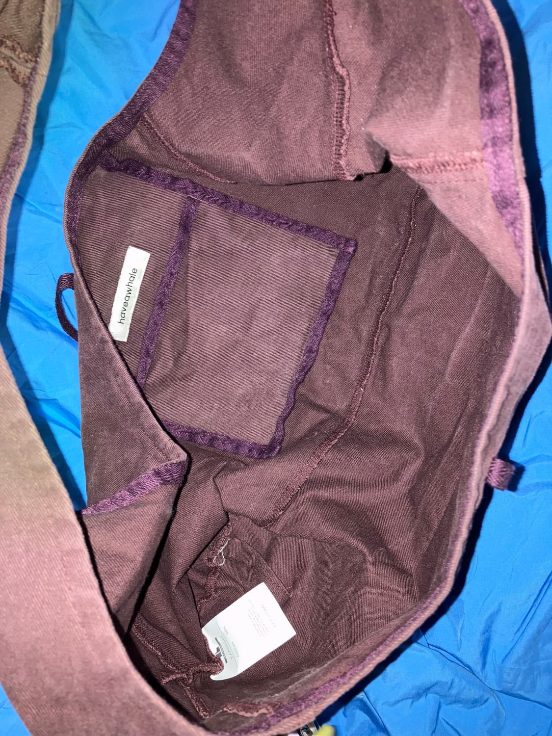 해브어웨일 cotton baguette eco bag (WN) 상품이미지3