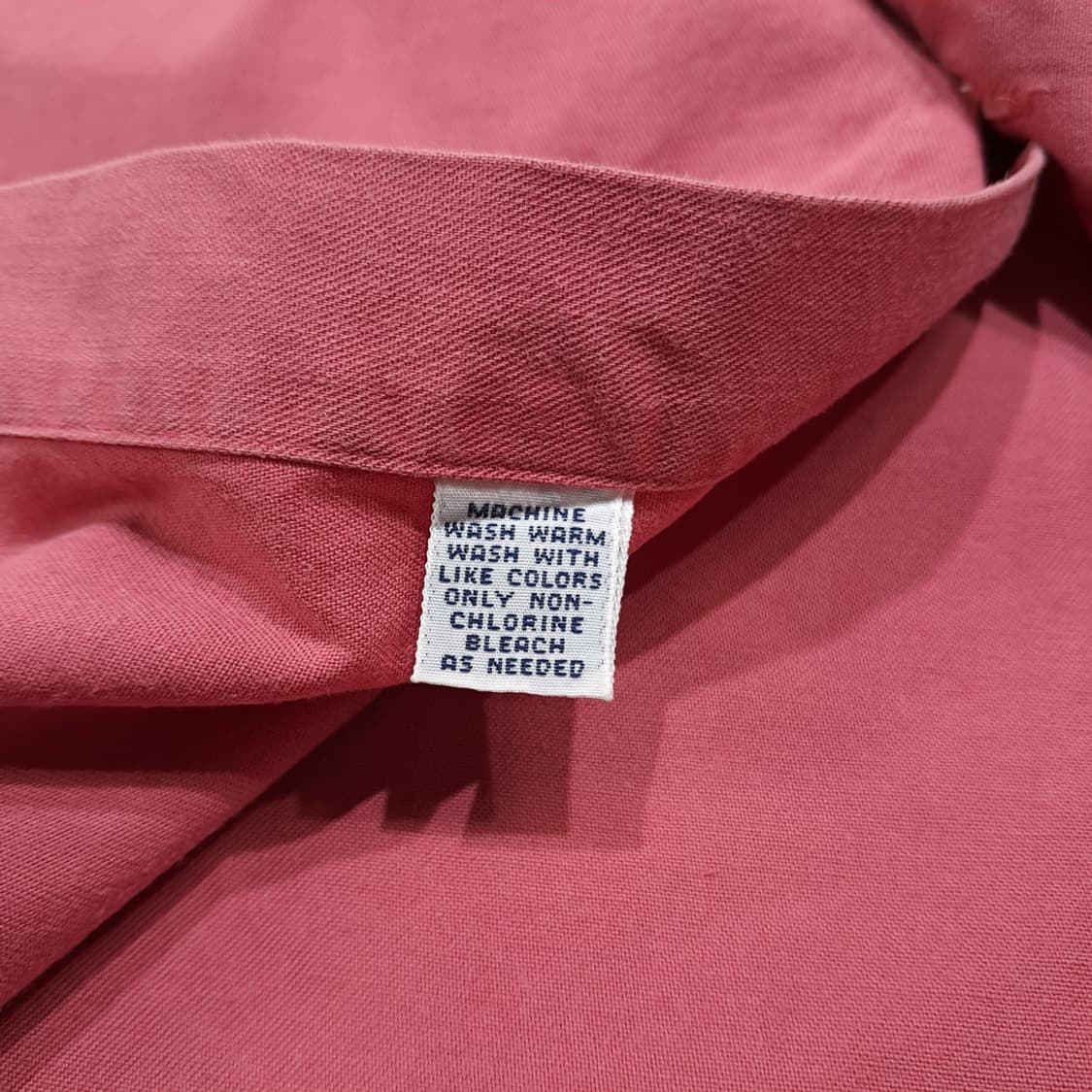 CL779 L 폴로 90s 미국판 버튼다운 빈티지 핑크 셔츠 남방 상품이미지5
