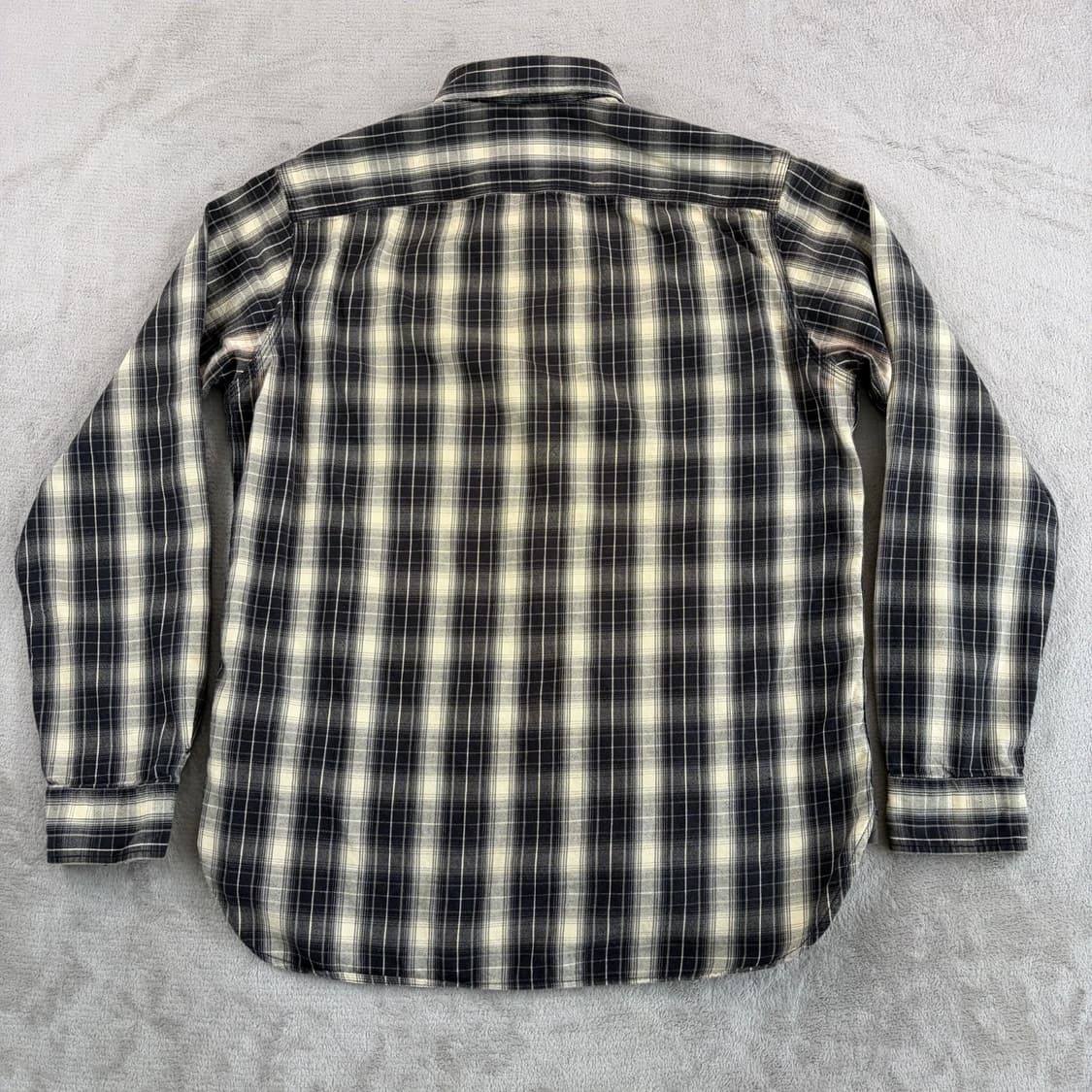 RRL 더블알엘 플래드 우븐 워크셔츠 블랙 상품이미지3