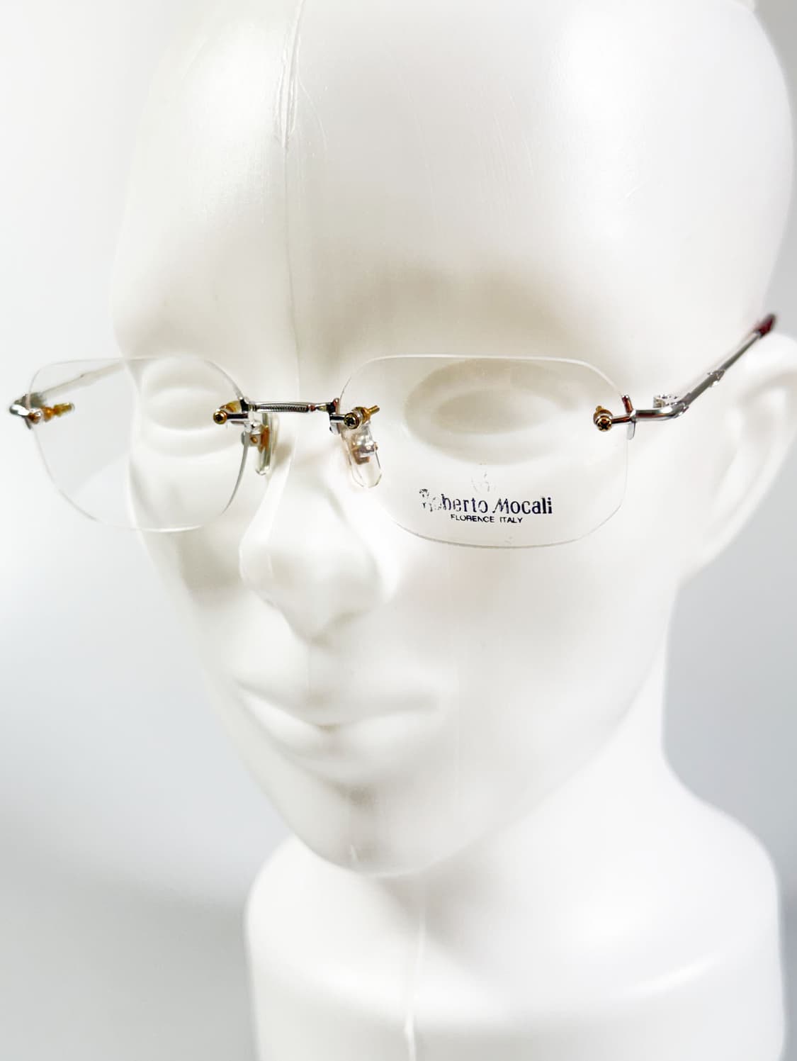 ROBERTO MOCALI 무테 스퀘어 티타늄 빈티지 안경 상품이미지8