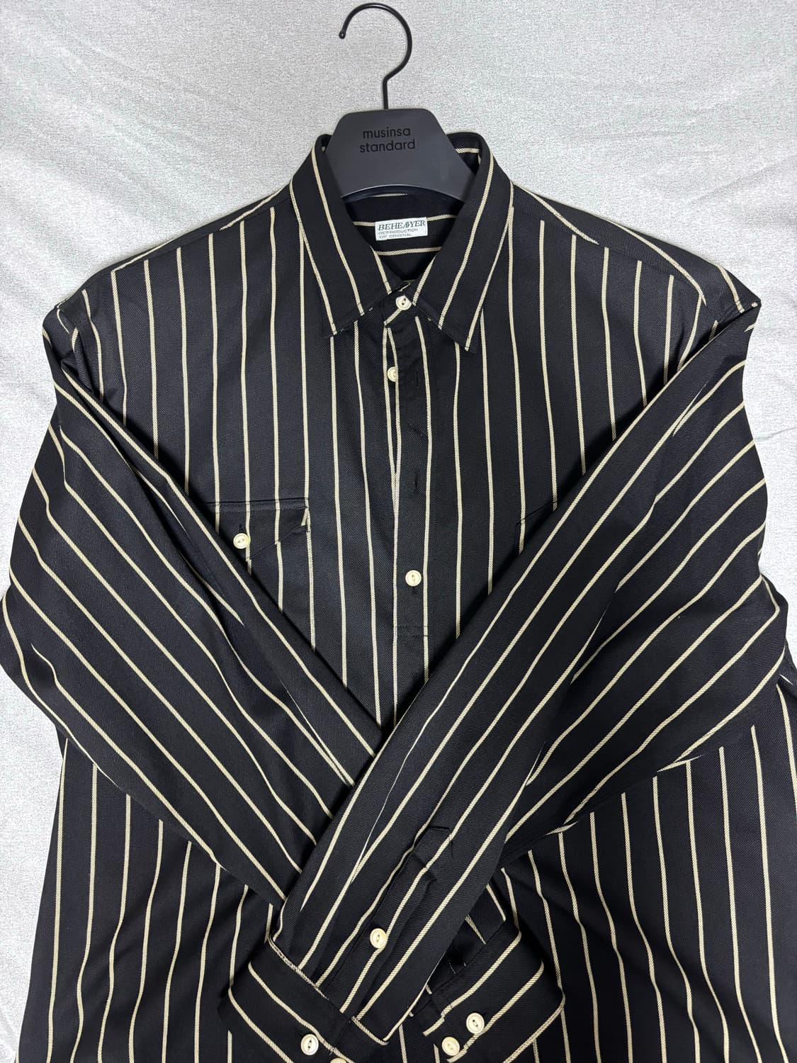 Beheavyer 비헤비어 스트라이프 셔츠 상품이미지5