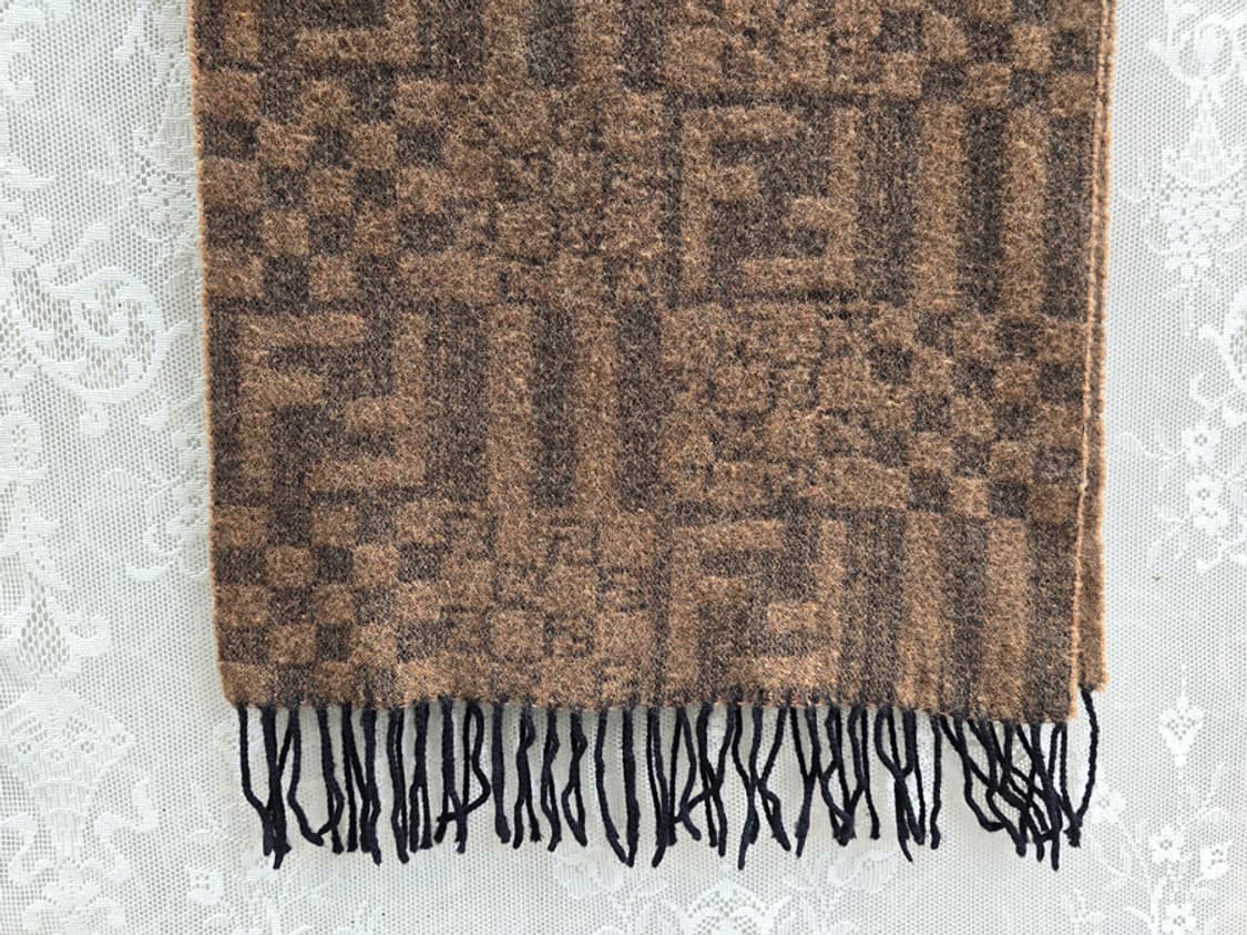 펜디 FF 로고 울 머플러 (made in italy) 상품이미지3