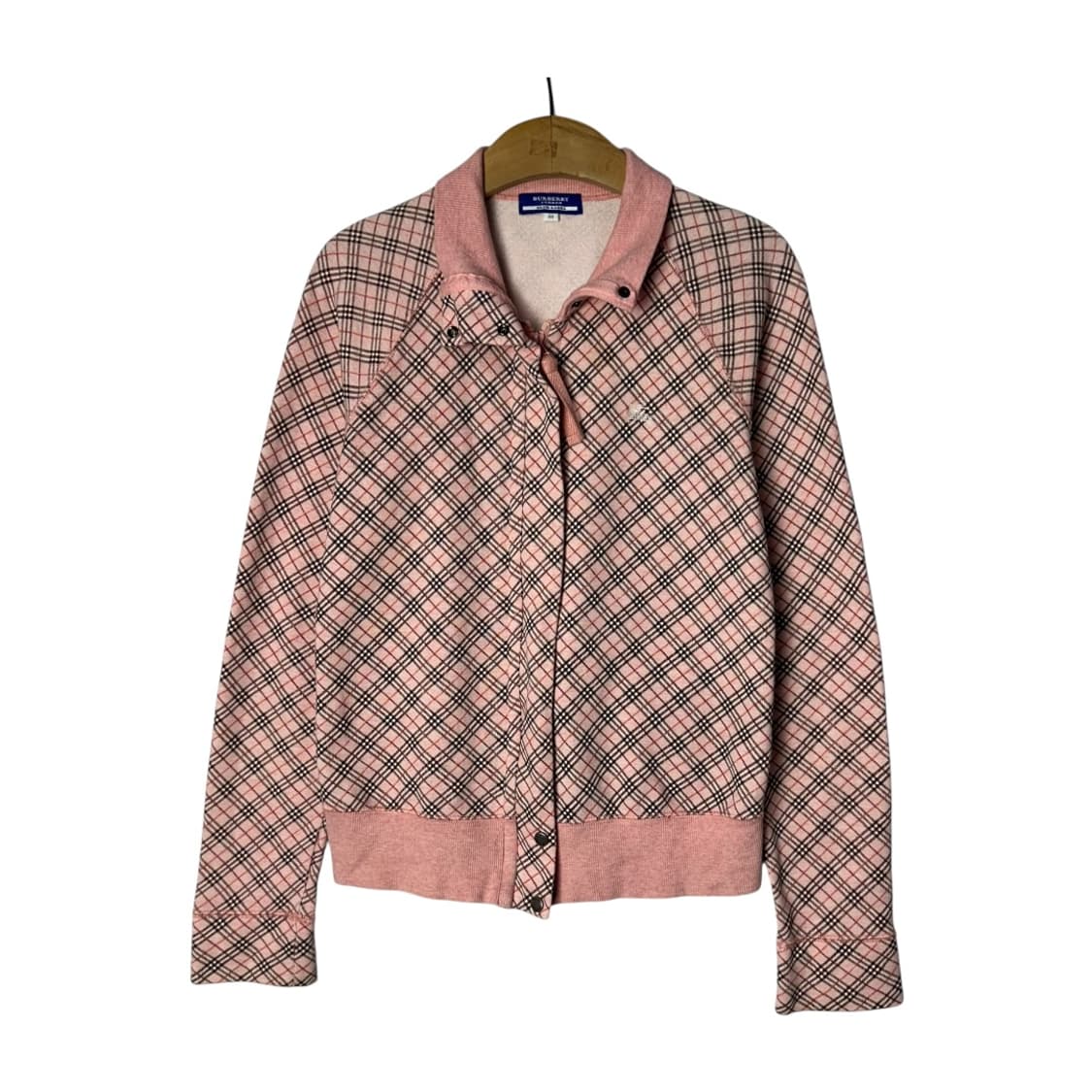 [BURBERRY] 버버리 런던 블루라벨 체크 집업 자켓 상품이미지1