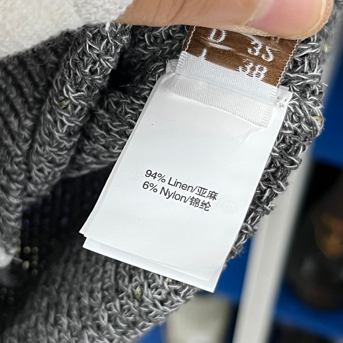 브루넬로 쿠치넬리 우먼 린넨 블렌드 가디건 38  상품이미지5