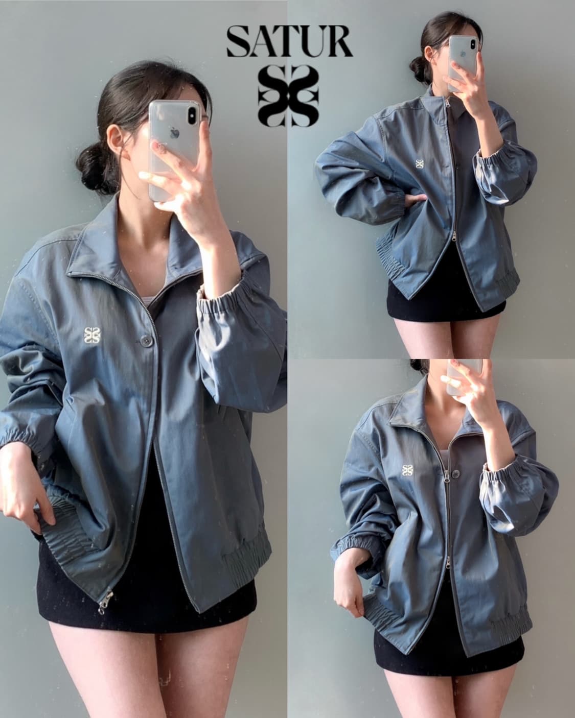 세터 레체 투톤 자켓 상품이미지1