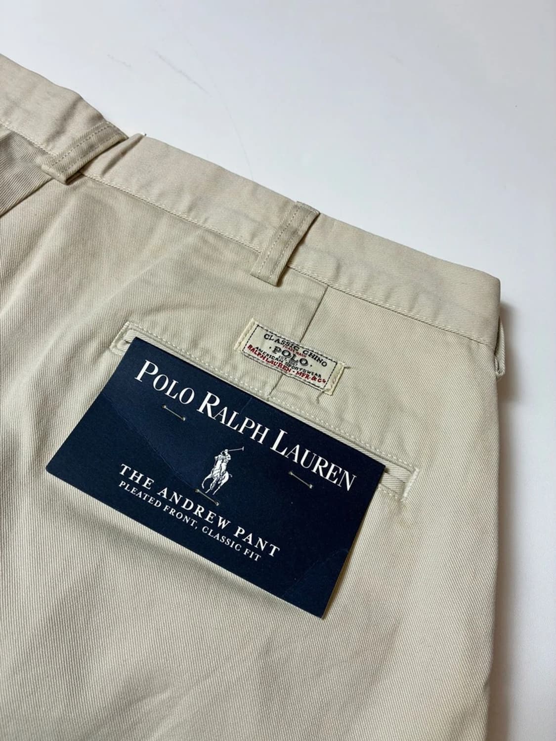 폴로 랄프로렌 00's 스트레이트 투턱 치노 팬츠 PN8505 상품이미지6