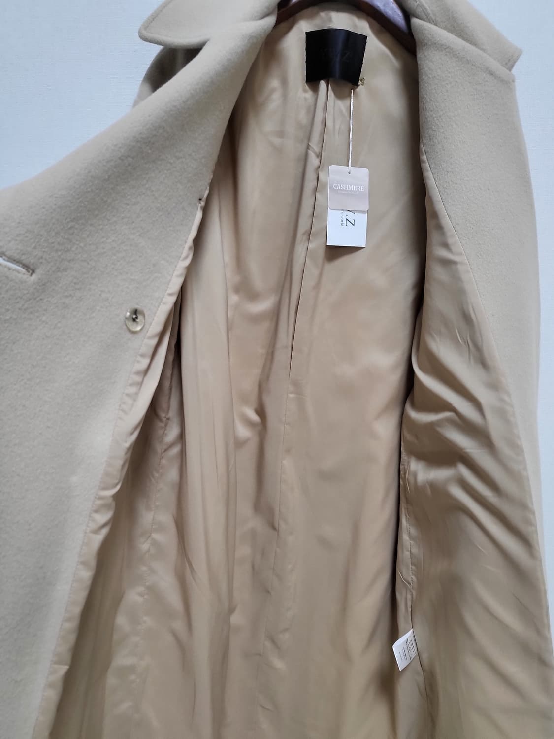 개이득!가성비!YVZ 캐시미어 울 더블 롱코트 FREE새제품 상품이미지3