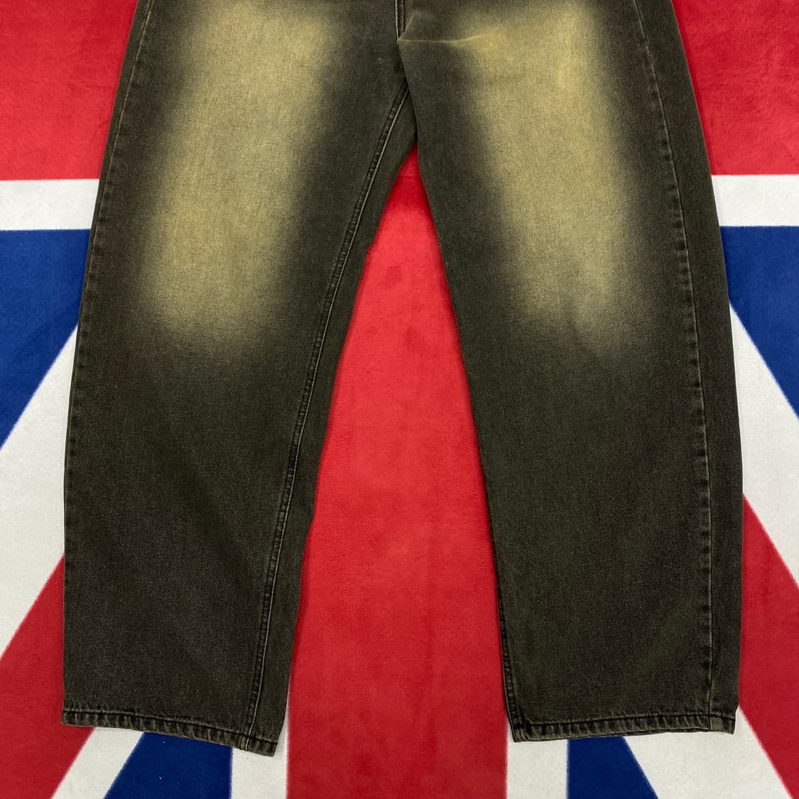 빈티지 와이드 워싱데님팬츠 S  상품이미지3