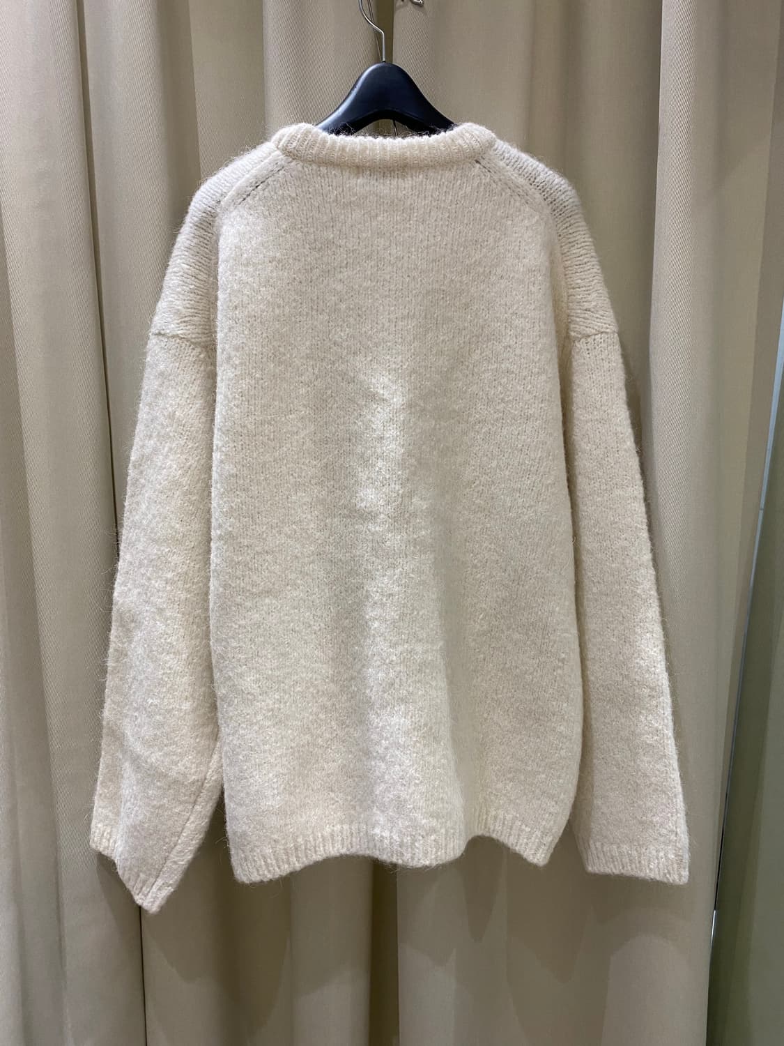 새상품)파사드패턴 알파카클라우드니트 아이보리 상품이미지3