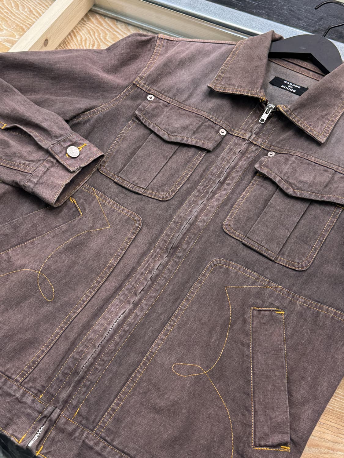 주카 웨스턴 스티치 자켓 상품이미지4